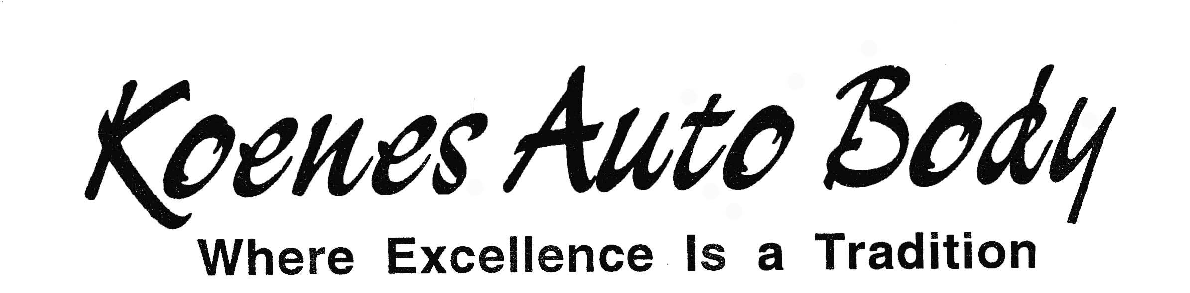 Koenes Auto Body website