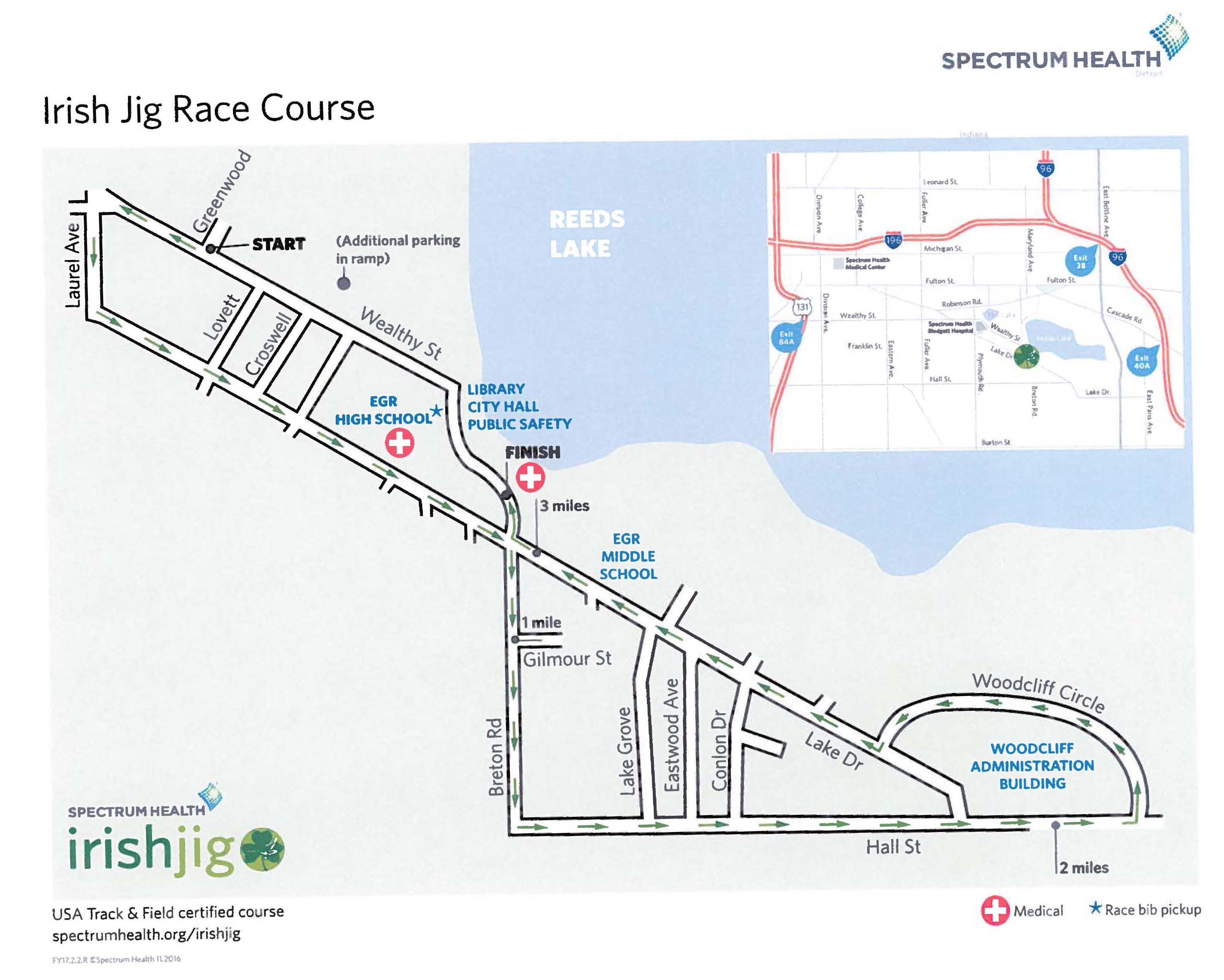 Irish Jig 2018 Course Map