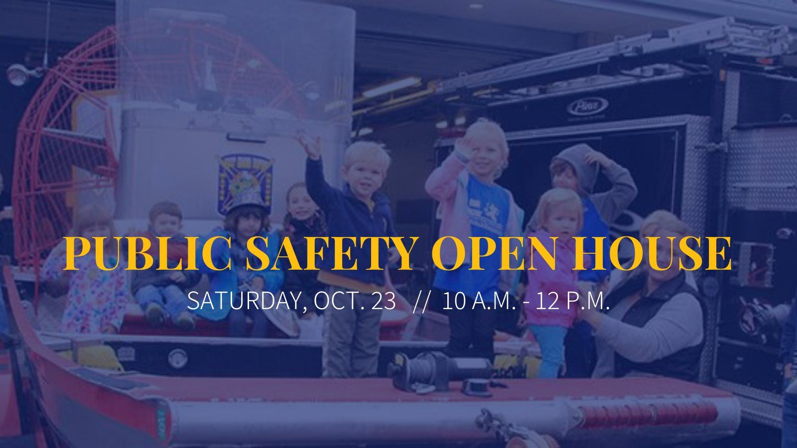 Kids in Public Safety boat