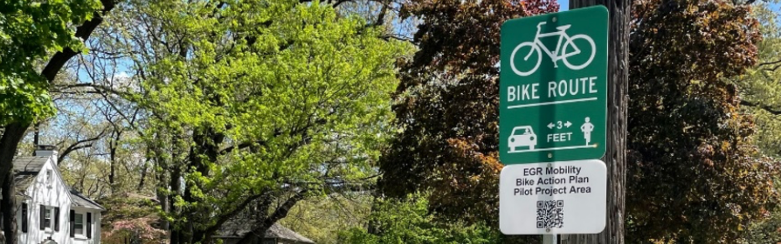 EGR Bike-Mobility Action Plan Sign