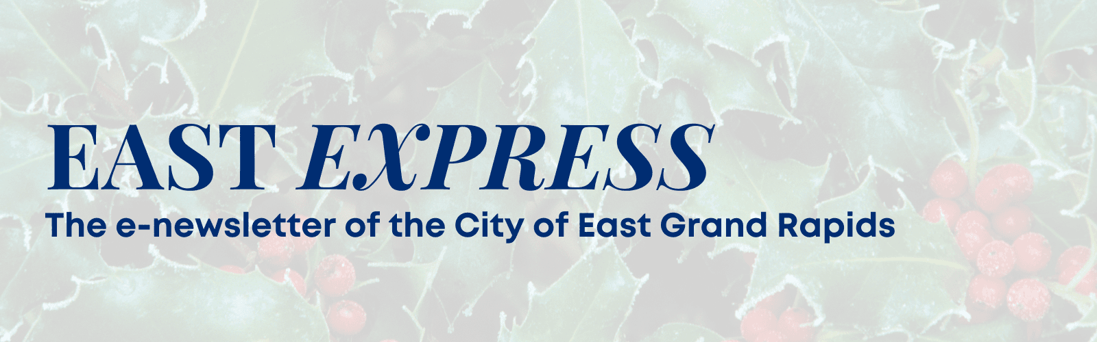 East Express Header Holiday