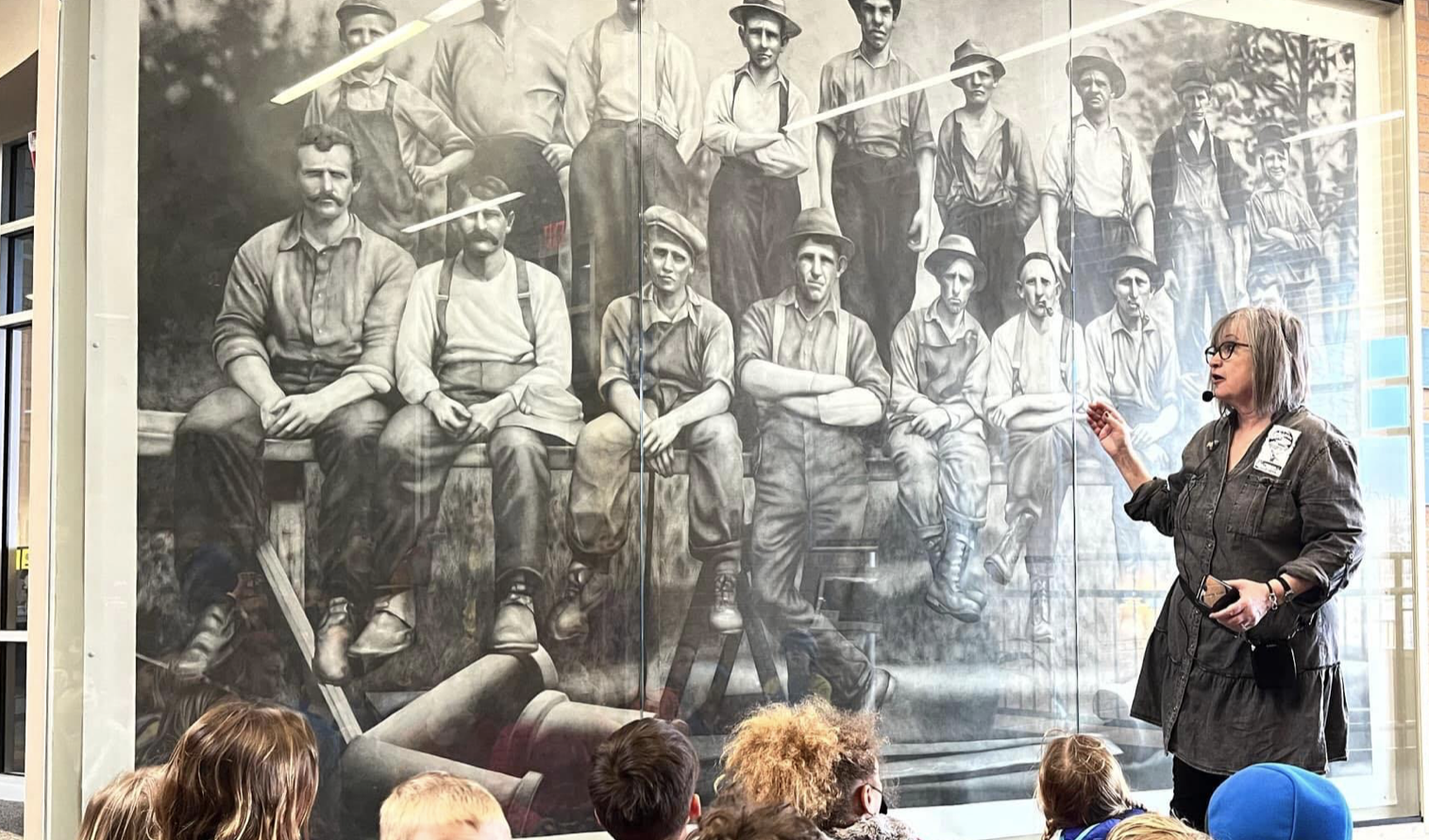 Mary Dersch, Curator of the East Grand Rapids History Room