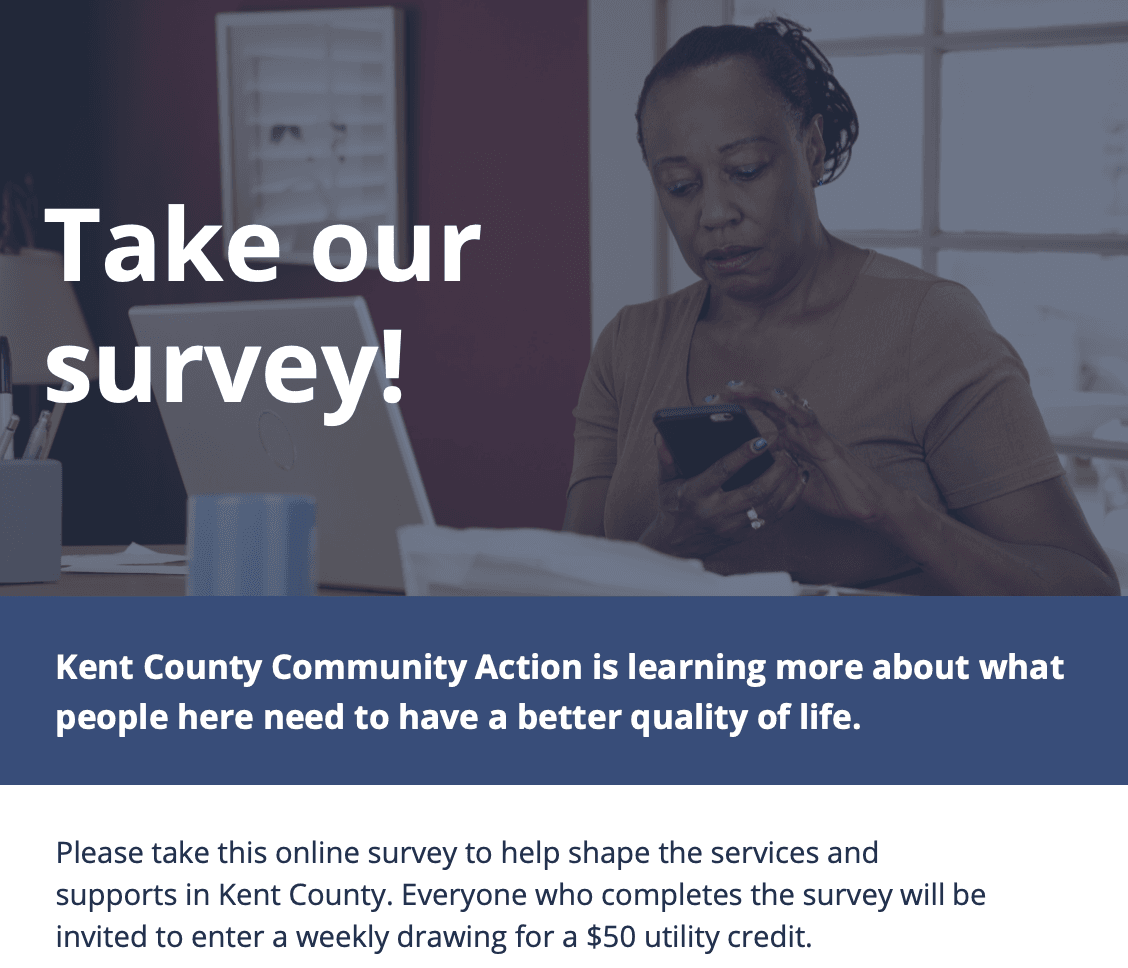 Kent County Community Action survey