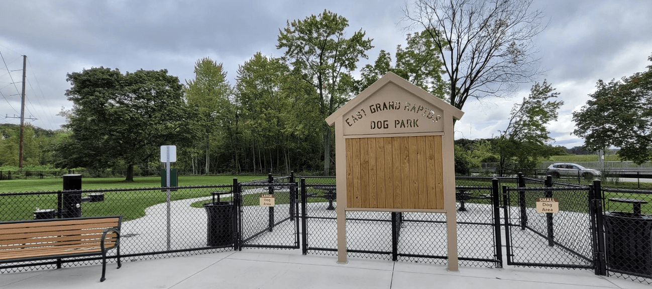 Dog park entrance