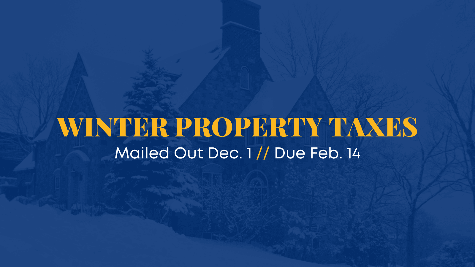 Winter 2023 Property Taxes