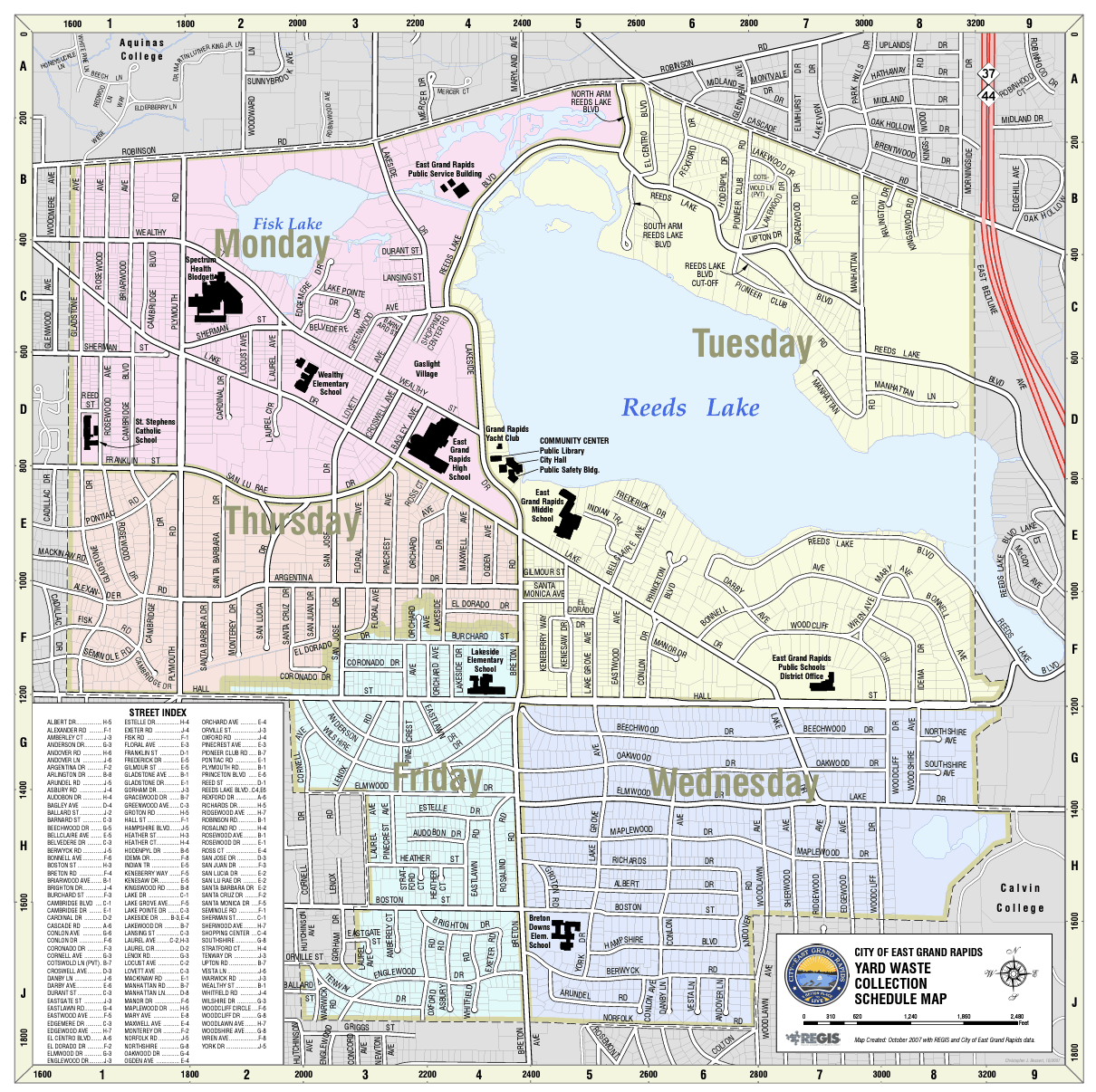 Yard waste pickup schedule