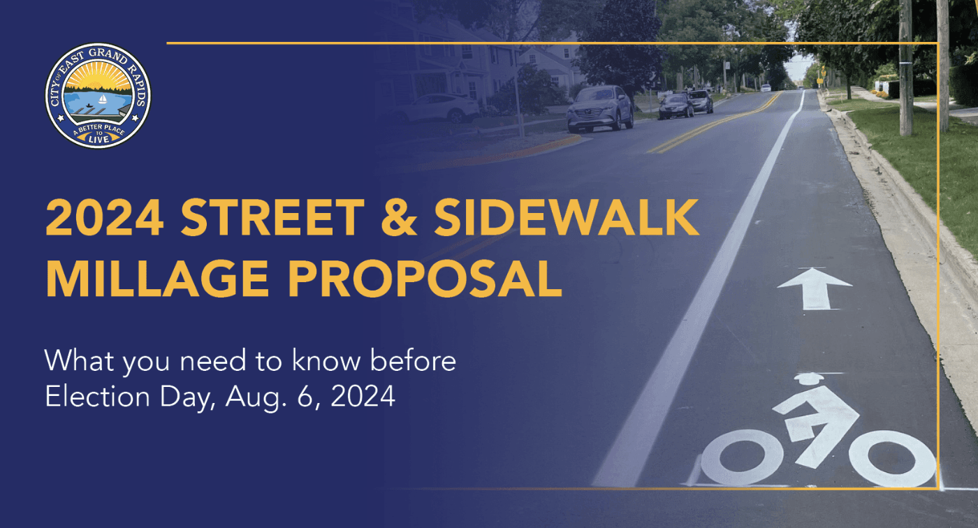 2024 Street and Sidewalk Millage proposal header