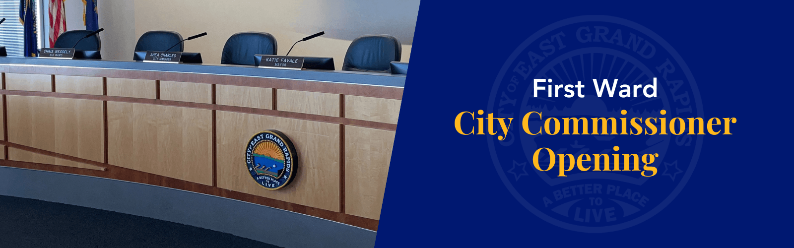 First Ward City Commissioner Opening