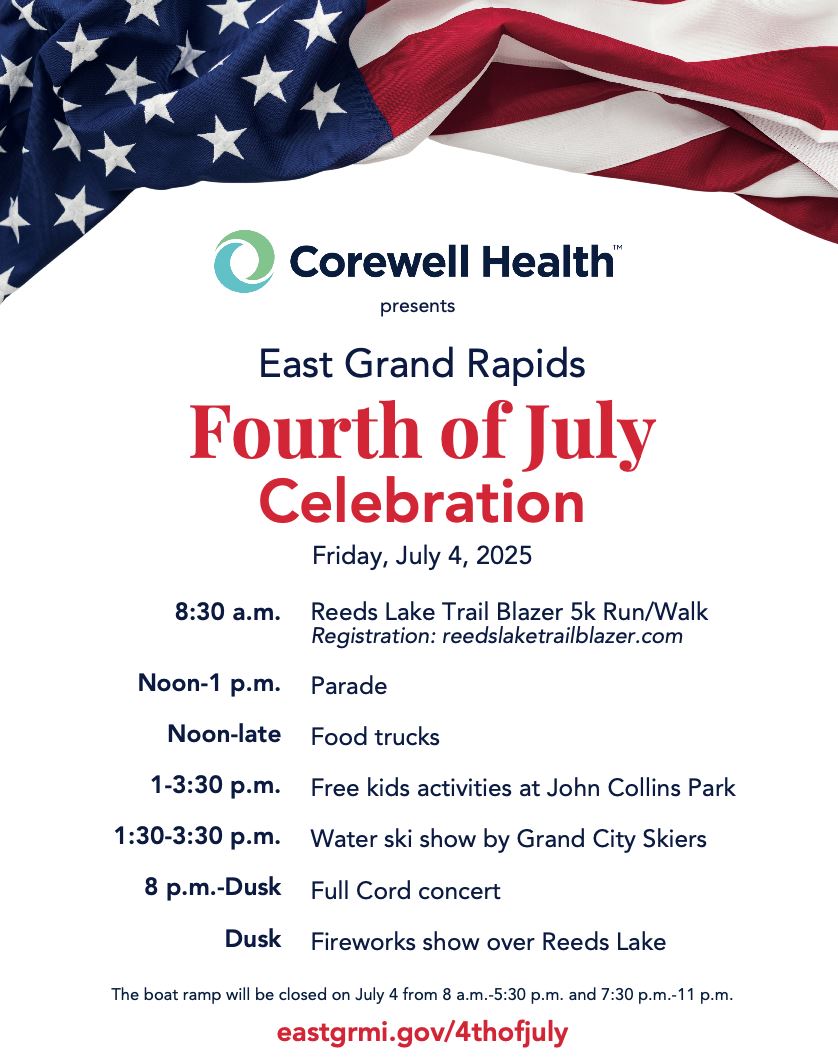 2025 Fourth of July flyer