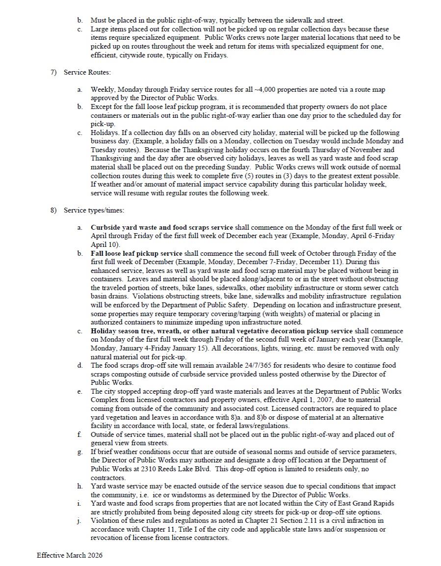 Rules-Regs Page 2 of 2 from 2026 Update