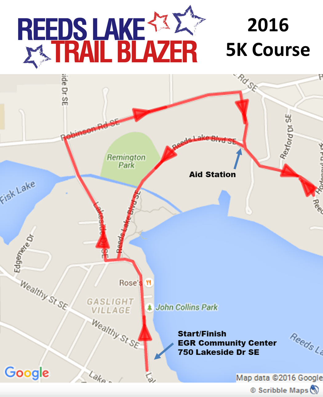 Trail Blazer Route Map