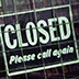 Closed sign