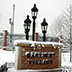 Gaslight Village Sign
